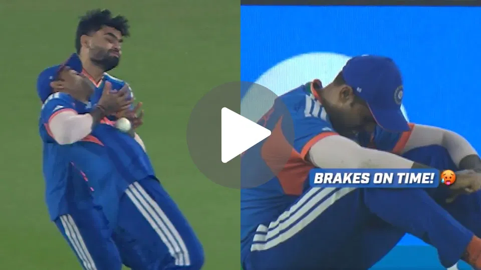 सूर्यकुमार यादव चोट से बचे [स्रोत: @StarSportsIndia/x]