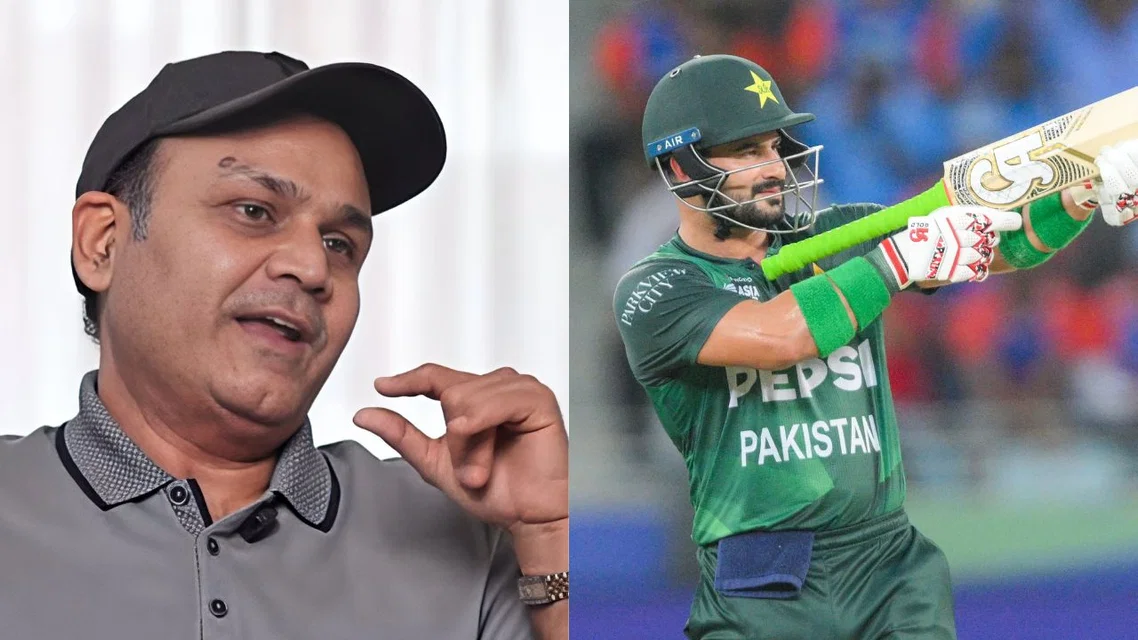 Virender Sehwag on Sahibzada Farhan (Source:X)