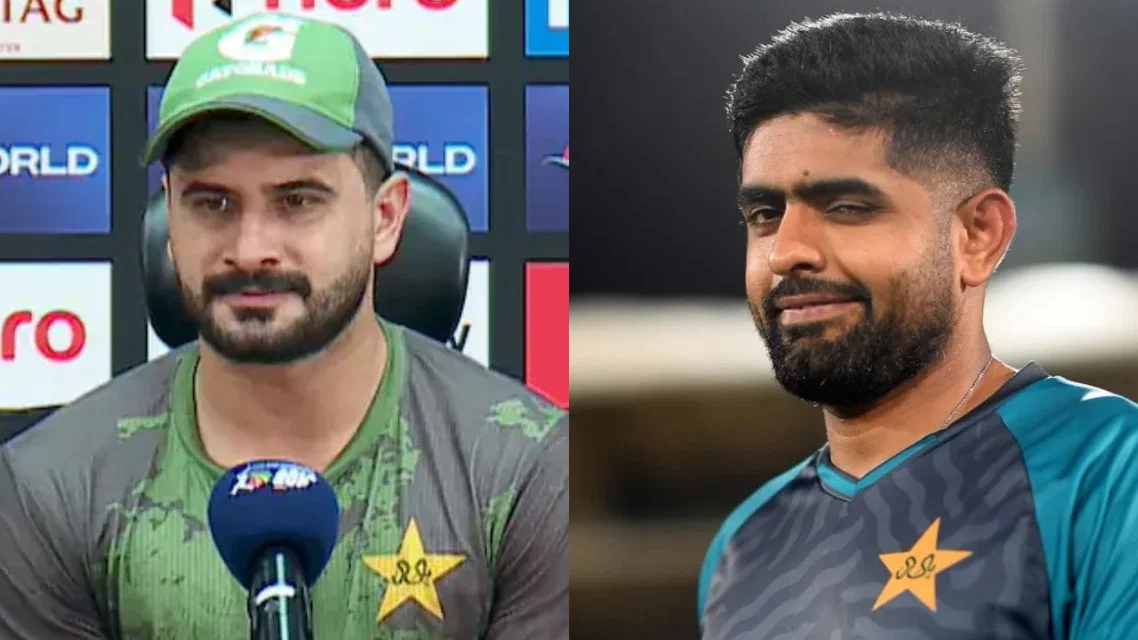 Sahibzada Farhan and Babar Azam [Source: X]