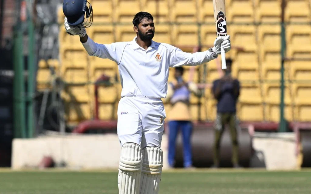 R Smaran in Ranji Trophy [Source: X]