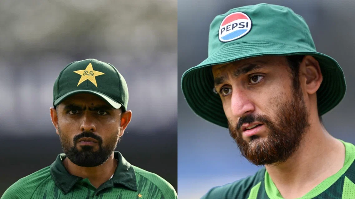 Babar Azam Salman Agha For Pakistan in T20 World Cup 2026. Image Credits: AFP
