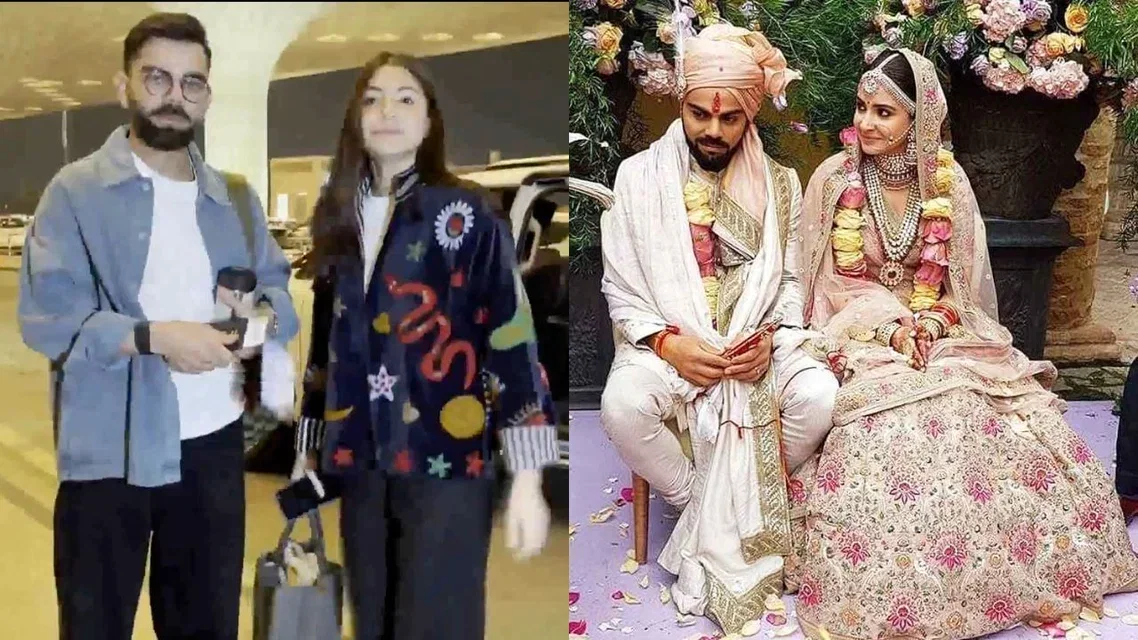 Virat Kohli Anushka Sharma. Image Credits: X