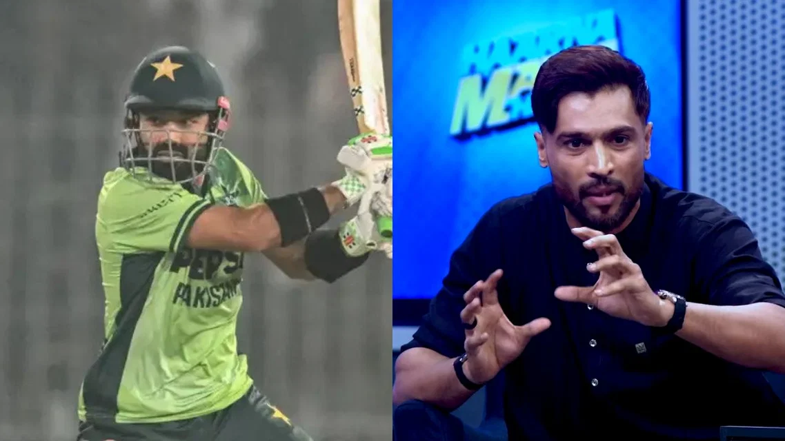 Mohammad Rizwan Exposed Broad Daylight By Mohammad Amir. [Source - AFP/YT]