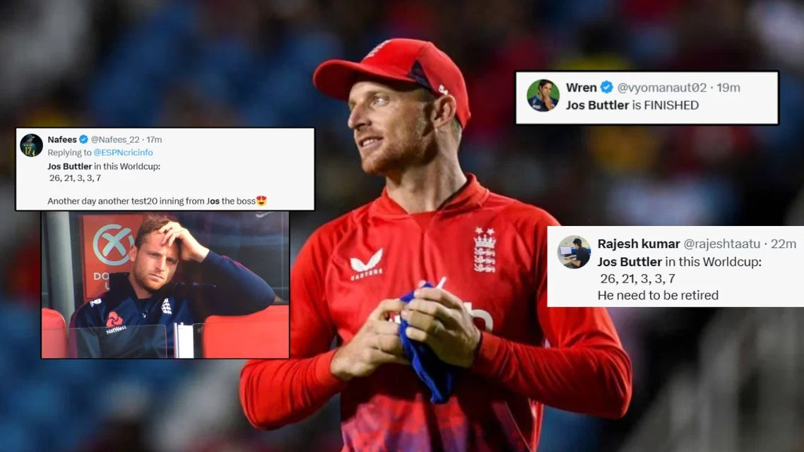 Jos Buttler slammed by netizens [Source: X]