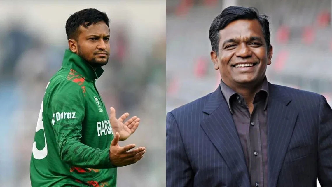 Shakib Al Hasan and Aminul Islam Bulbul [Source: X]