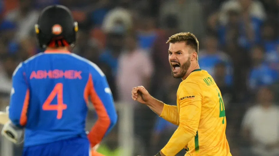 सुपर 8 में दक्षिण अफ्रीका ने भारत को करारी शिकस्त दी [स्रोत: @ProteasMenCSA/x]