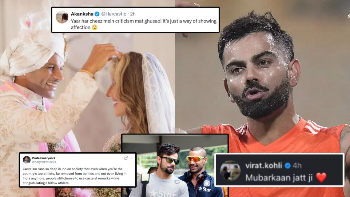 Virat Kohli and Shikhar Dhawan bonding gets criticism [Source: X]