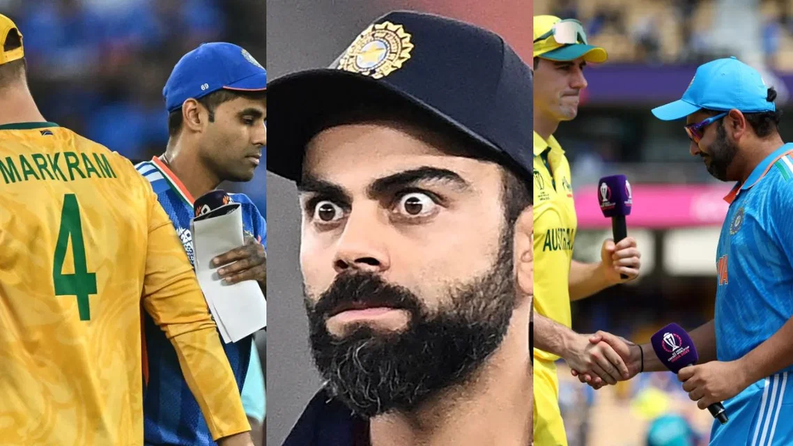 India vs South Africa at 2026 T20 World Cup and India vs Australia at 2023 World Cup. Image Credits: X