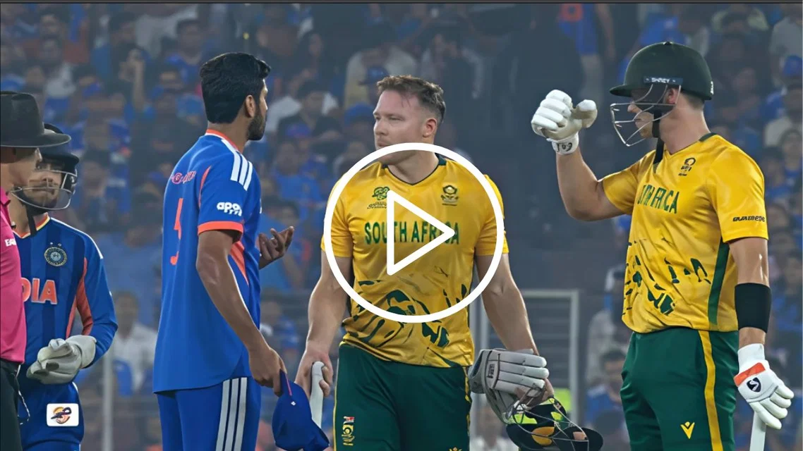 Washington Sundar and David Miller's heated argument (Source:X)