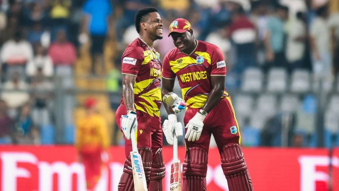 West Indies beat Zimbabwe [Source: @PahadiB80430845/x.com]