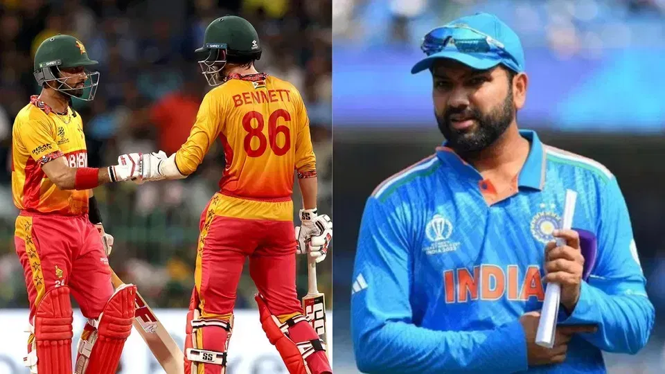 ब्रायन बेनेट ने रोहित शर्मा का रिकॉर्ड तोड़ा [Source: @ZimCricketv, @mufaddal_vohra/x]