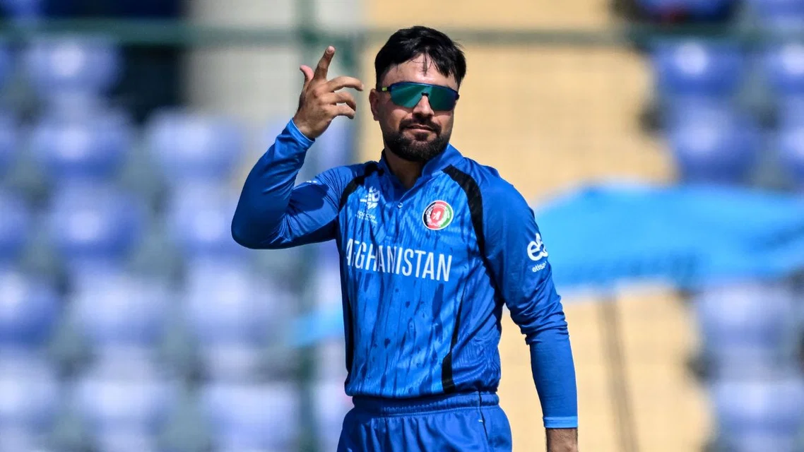 Rashid Khan in action (Source: AFP)