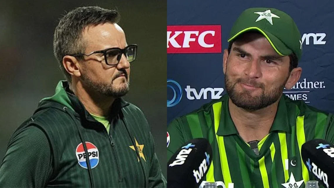 Mike Hesson and Shaheen Afridi [Source: X]