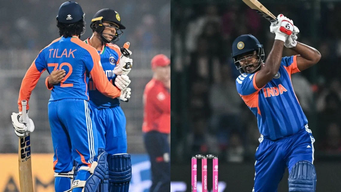 Sanju Samson and rest of India stars - (Source: AFP)