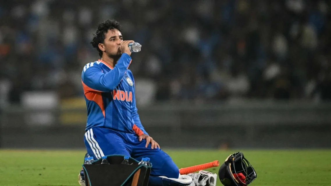 Zimbabwe's plan ready for Abhishek Sharma [Source: AFP]
