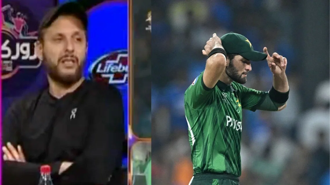 Shahid Afridi backstabs Shaheen Afridi [Source: X, AFP]
