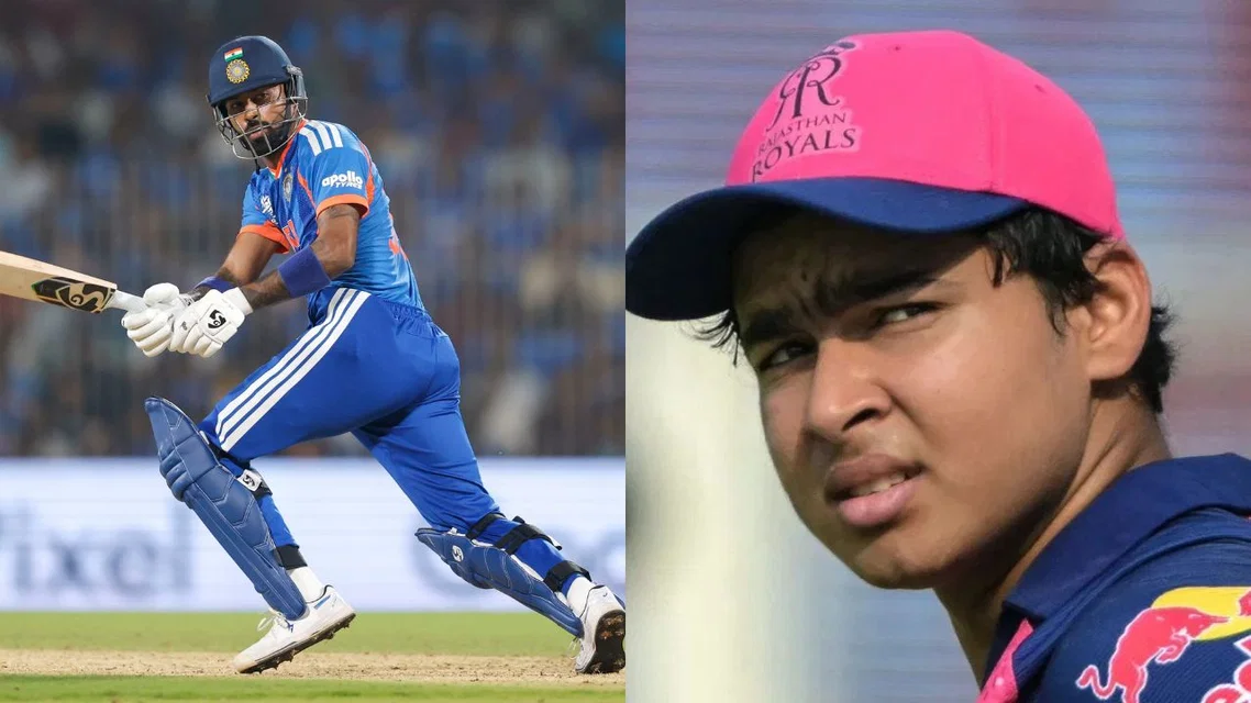 Hardik Pandya and Vaibhav Suryavanshi [Source: @BCCI/x, AFP]