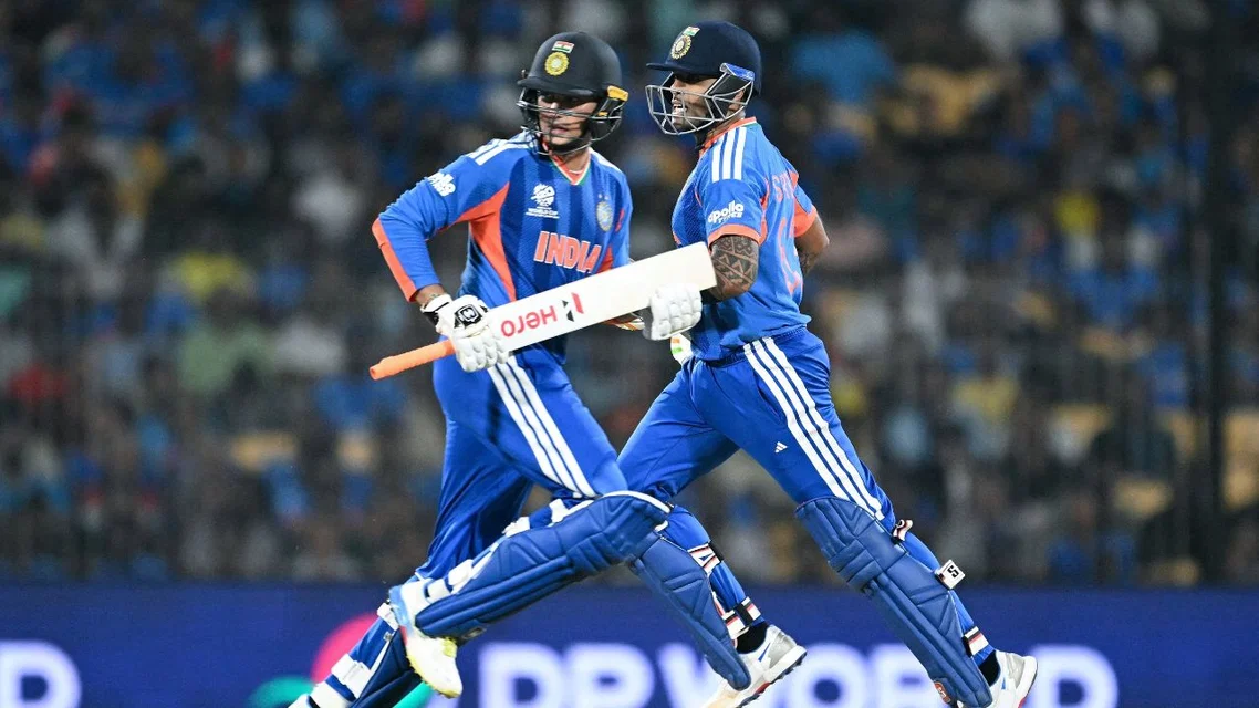 Abhishek Sharma and Suryakumar Yadav (AFP)