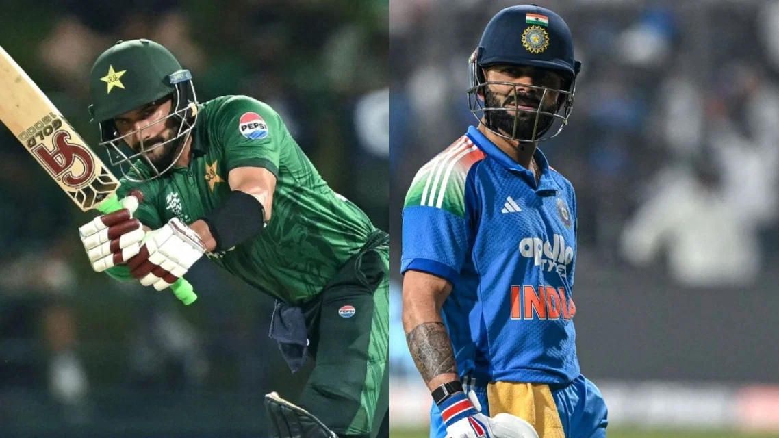 Sahibzada Farhan and Virat Kohli - (Source: AFP)