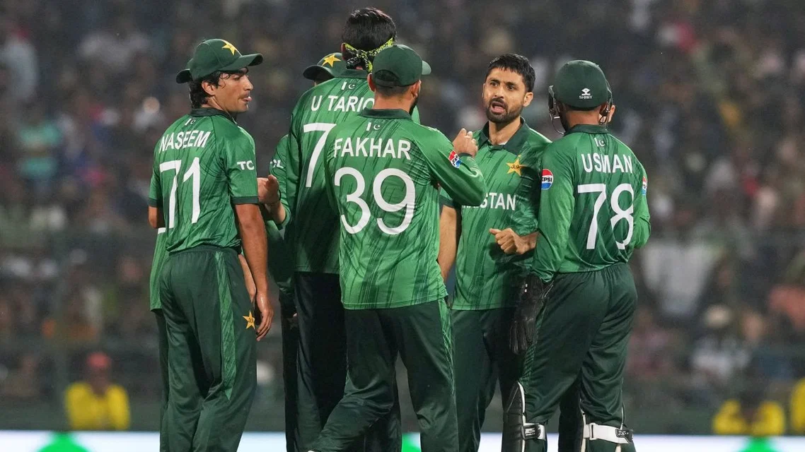 Pakistan players vs Sri Lanka (Source: AFP)