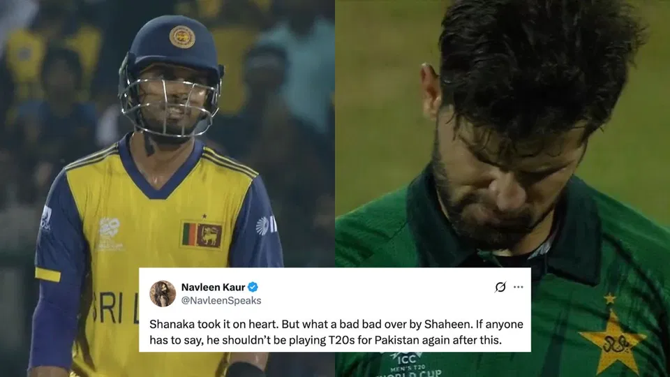 दासुन शानका ने की शाहीन अफ़रीदी की जमकर धुनाई [Source: @SidraSportsHub, @SportsUpdate045/X.com]