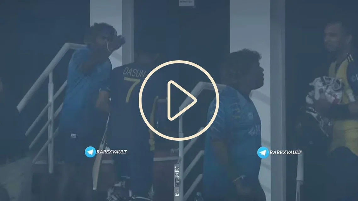 Lasith Malinga's fiery outburst on Dasun Shanaka (Source: @cricket.star_09/instagram.com)