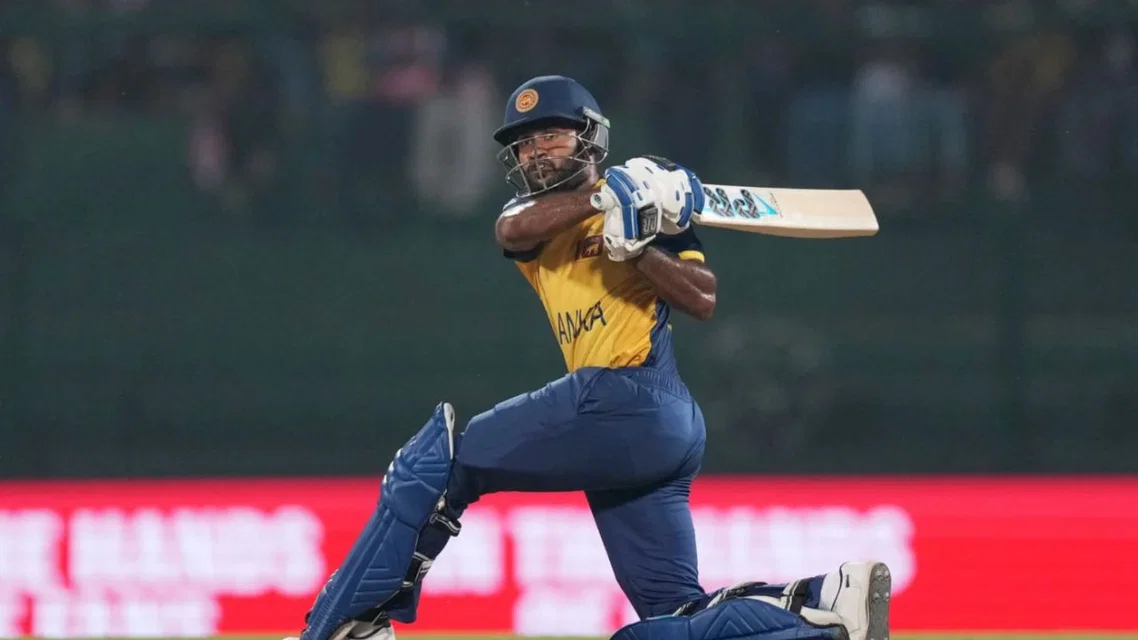 Pavan Rathnayake during Sri Lanka vs Pakistan, Super-8 Match, T20 World Cup 2026 (Source: X)