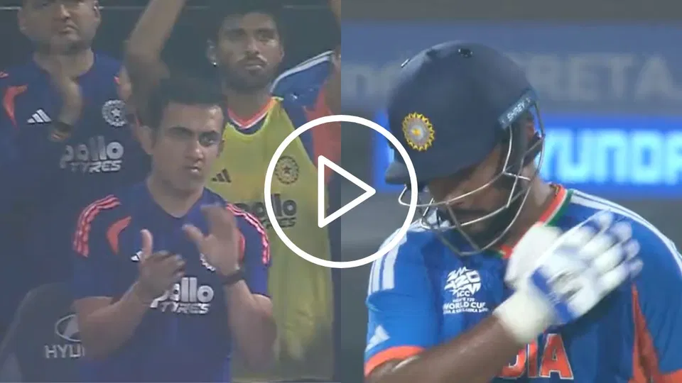 Watch - Gautam Gambhir Gives Sanju Samson Standing Ovation For Eden Gardens Special