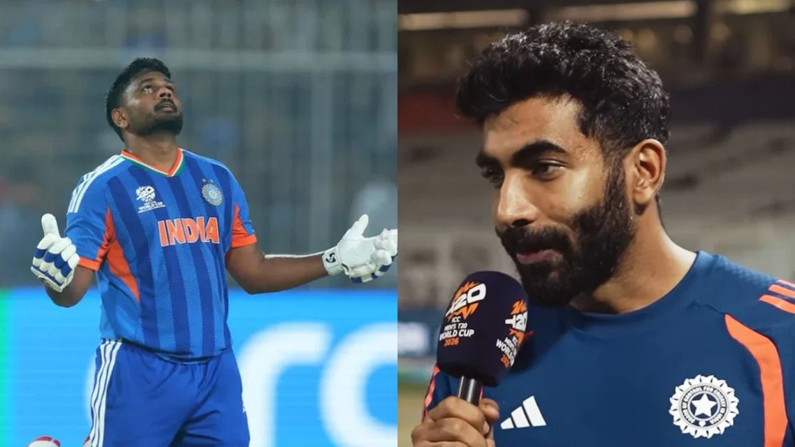 Sanju Samson (L) and Jasprit Bumrah (R) (Source: AFP/Instagram)