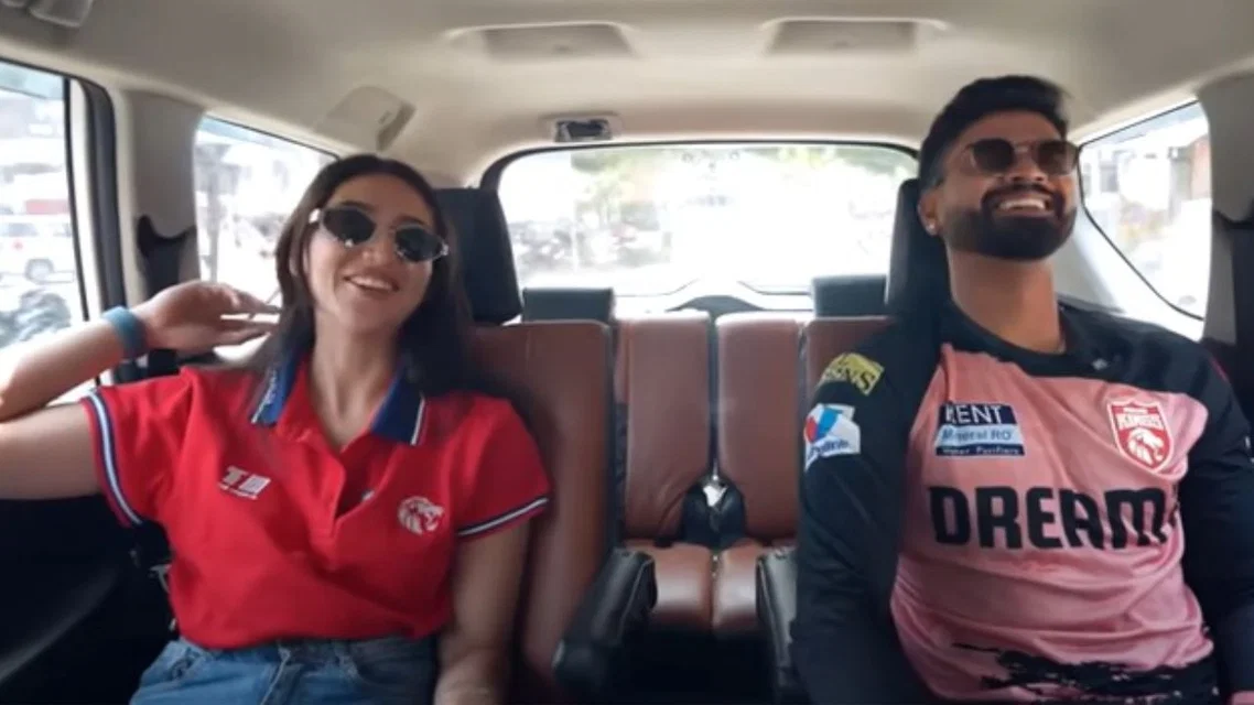 Sahiba Bali clears air on link-up with Shreyas Iyer [Source: @SUhelCric/X.com]