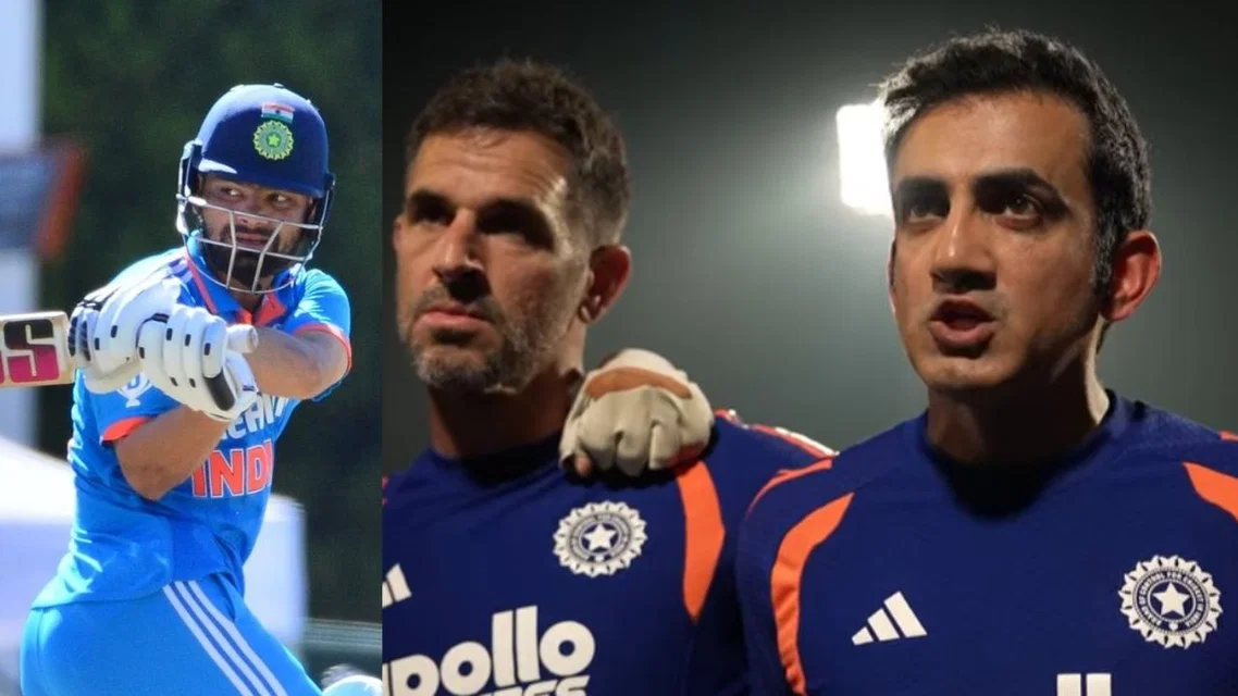 Gautam Gambhir motivates Rinku Singh and the Indian unit (PC - x.com)