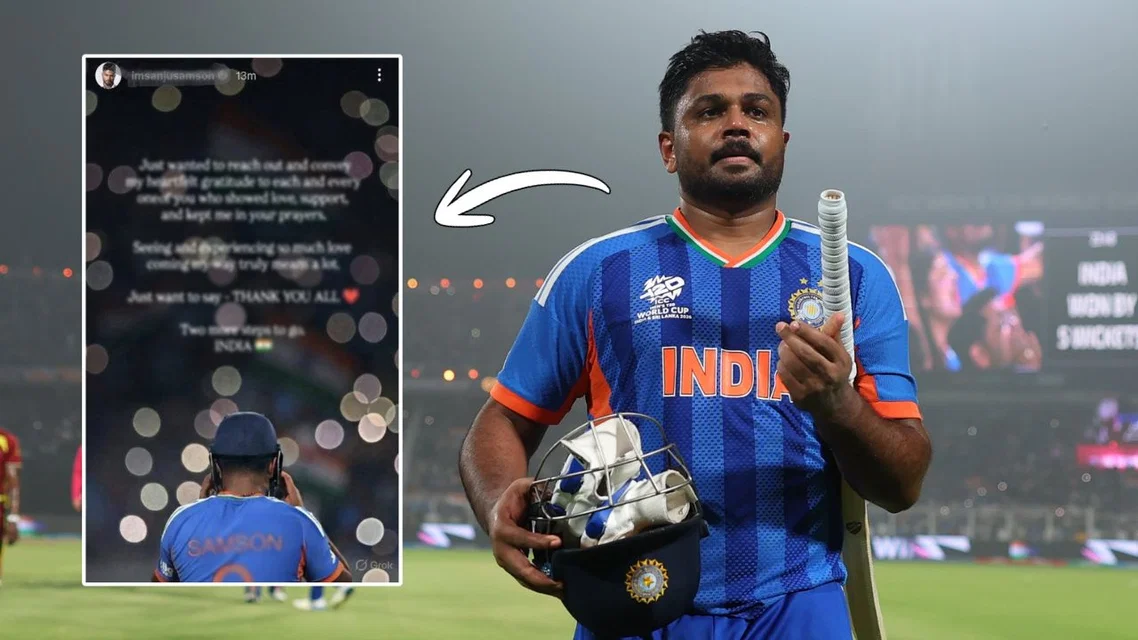 Sanju Samson breaks silence after India heroics [Source: X]