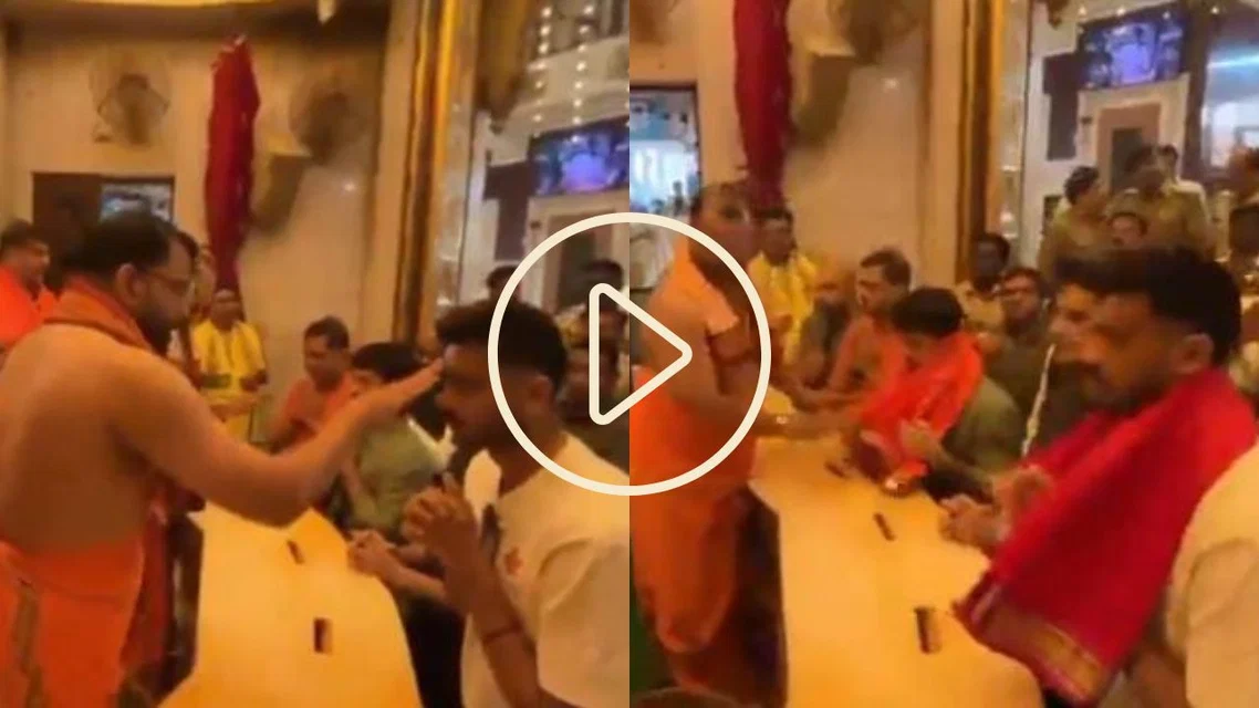 Indian stars seek blessing at Siddhivinayak temple (Source: @ANI/x.com)&nbsp;