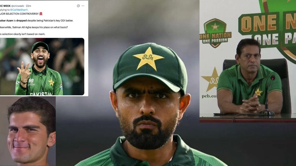 Babar Azam Dropped - (Source: X.com)