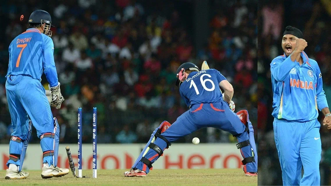 Harbhajan Singh's clinical 4/12 (Source: AFP)