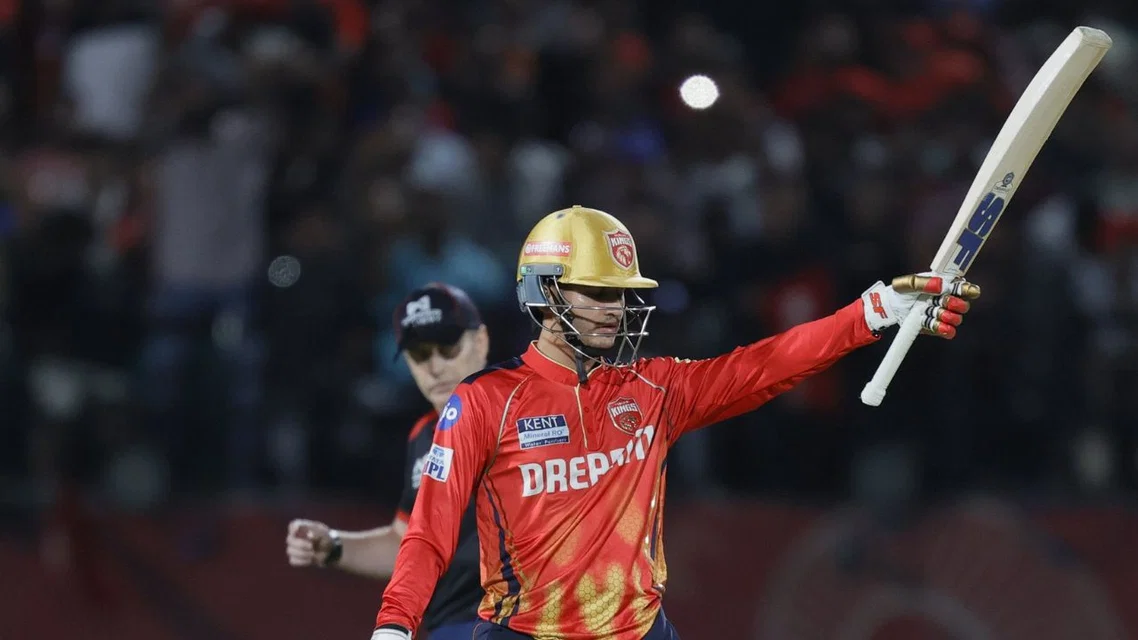 Priyansh Arya scored 76 (29) in DY Patil T20 [Source: Sivy_Raina3/X.com]