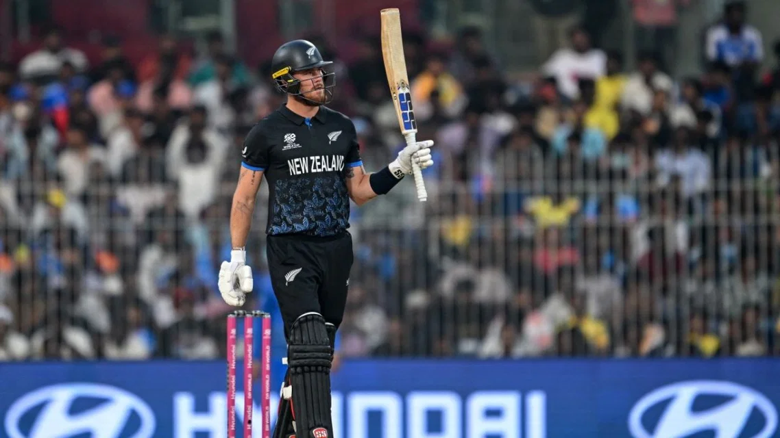 Allen scored a 33-ball century vs South Africa [Source: AFP]
