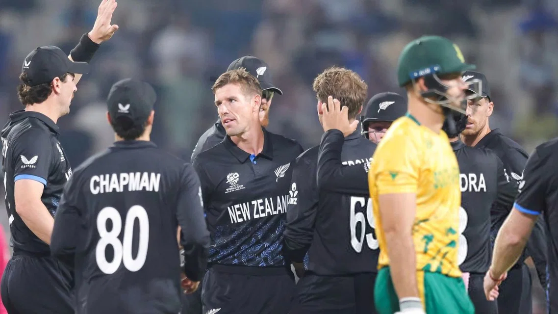New Zealand beat South Africa in SF T20 World Cup. [Source - AFP]
