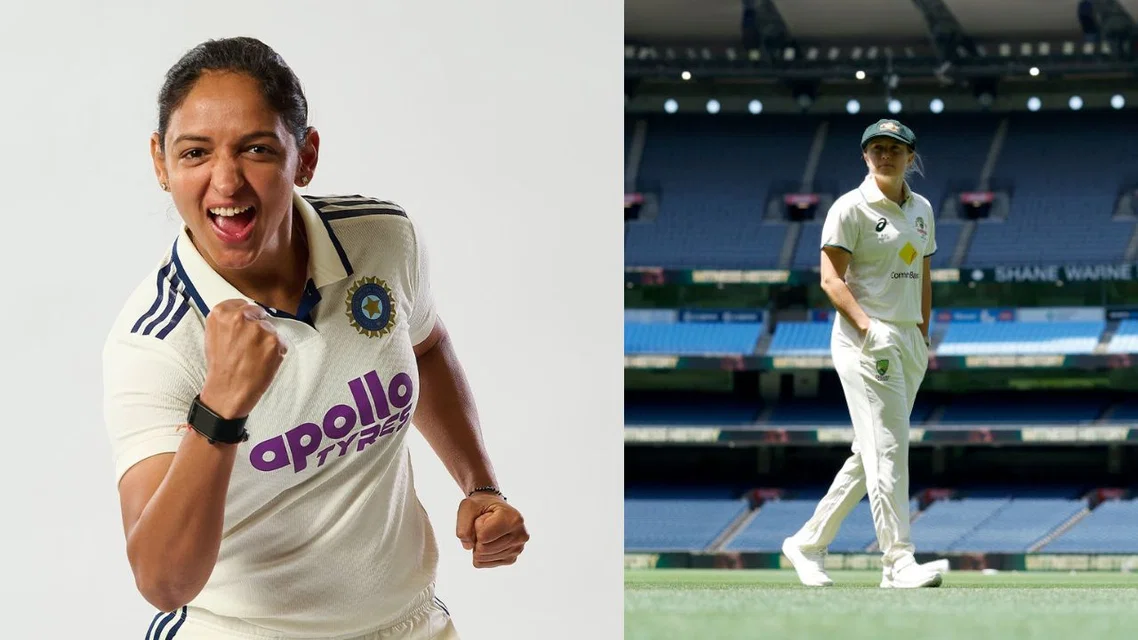 Harmanpreet Kaur and Alyssa Healy (Source:X)
