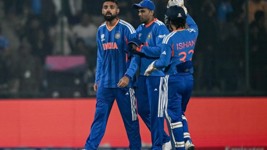 India predicted playing XI for T20 World Cup final [Source: AFP]
