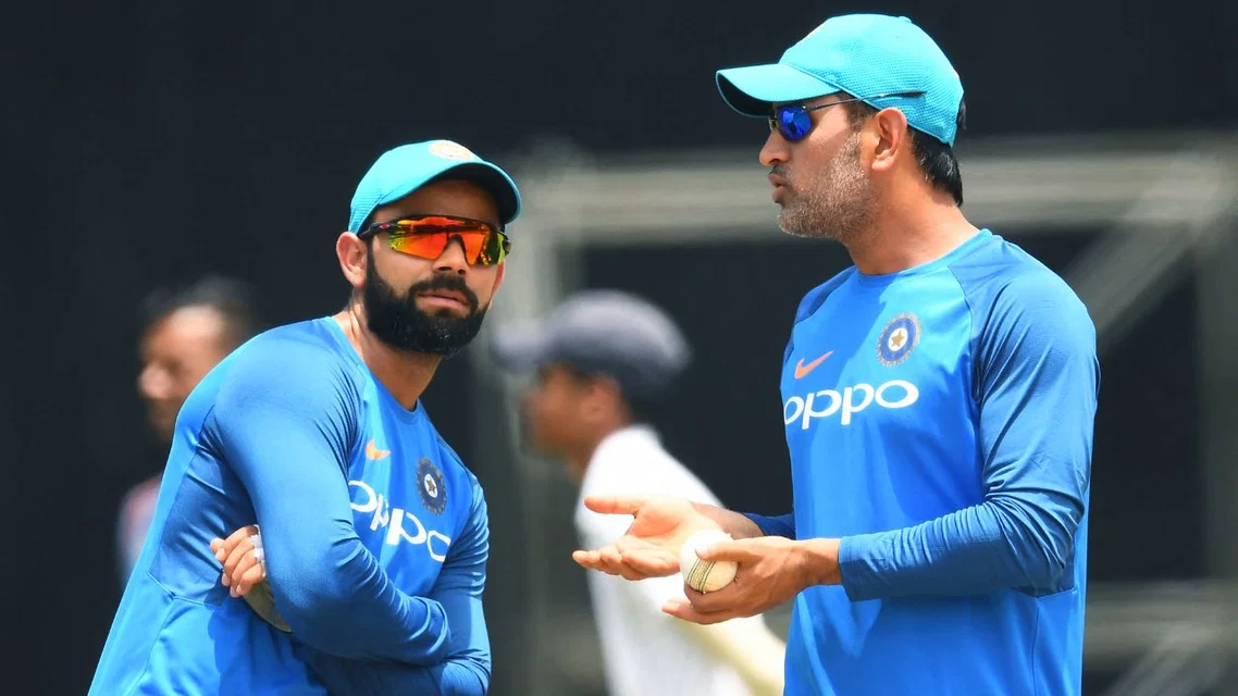 MS Dhoni and Virat Kohli in the frame (AFP)