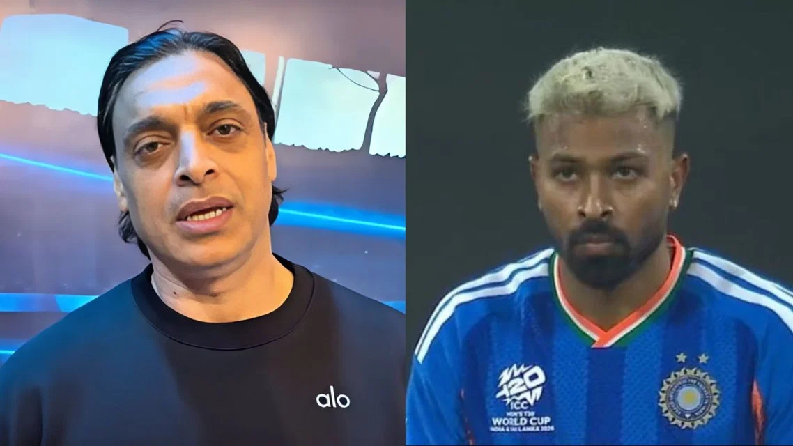 Shoaib Akhtar and Hardik Pandya (Source:X)