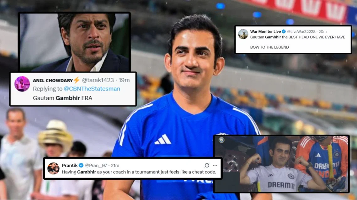Gautam Gambhir gets massive appreciation from the internet [Source: X]