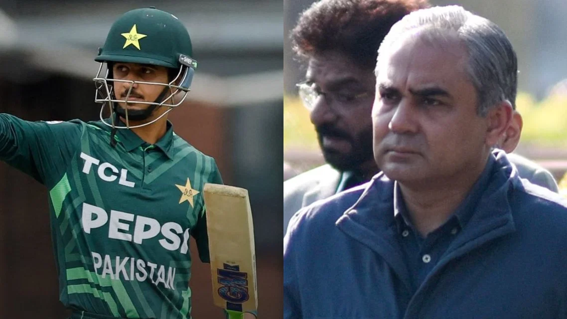 Saim Ayub and Mohsin Naqvi in frame [Source: X]