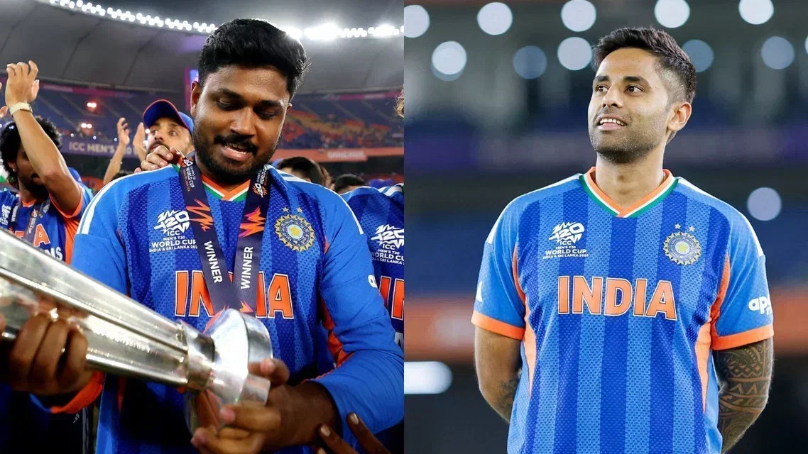Sanju Samson and Suryakumar Yadav [Source: @BCCI/x]