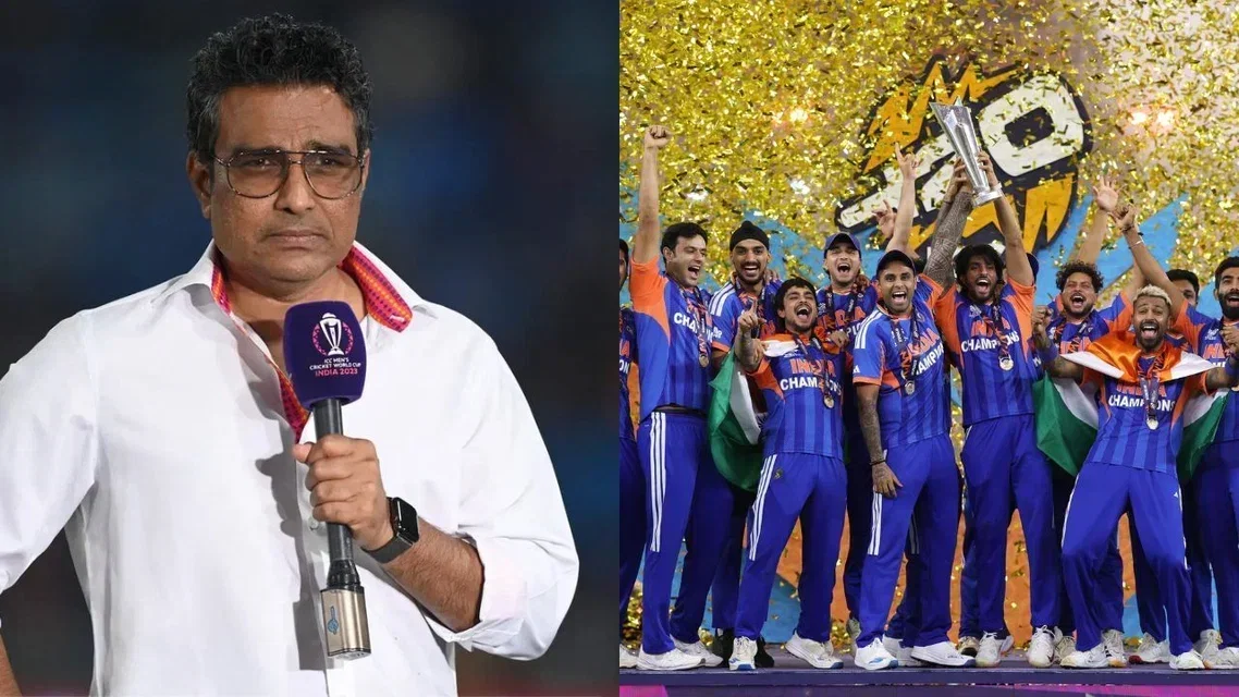 Sanjay Manjrekar speaks on India's T20 World Cup win [Source: X]