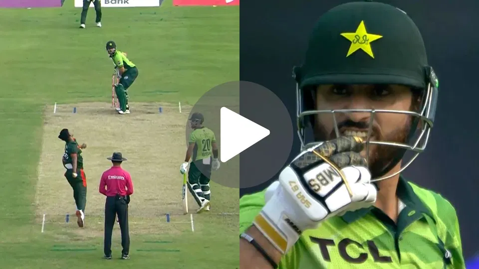 Watch- Salman Agha Shell-Shocked As Tanzid Shows Epic Reflexes To Grab A Beauty