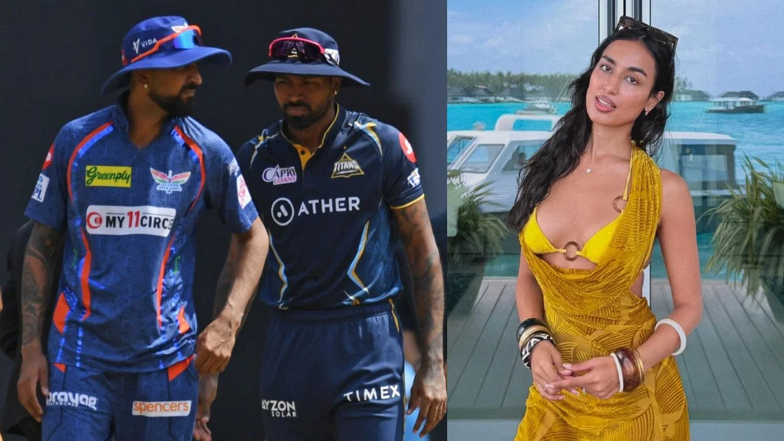 Hardik Pandya, Krunal Pandya (Source:AFP and X)