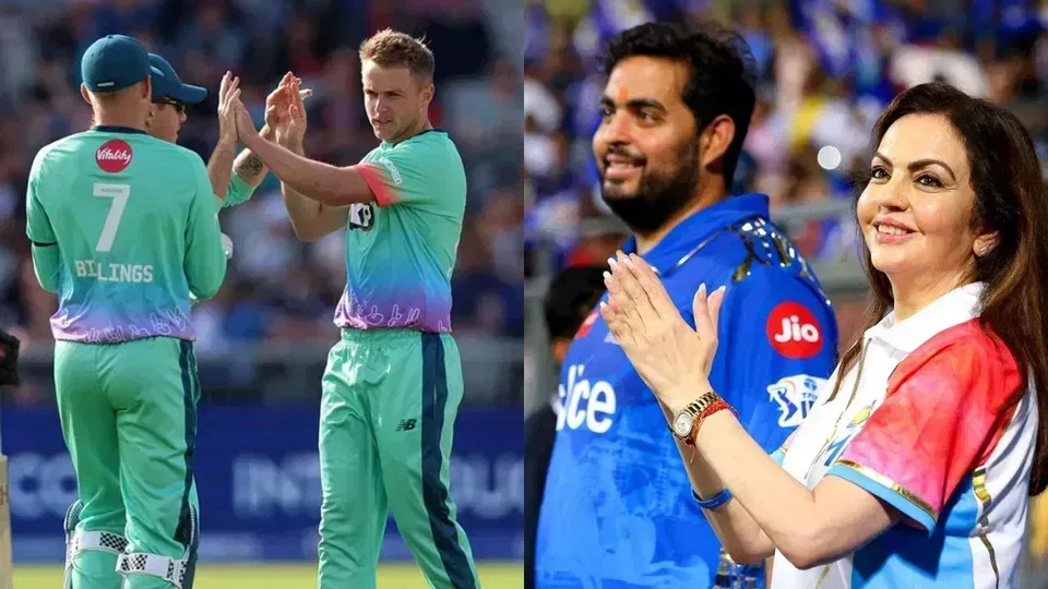 द हंड्रेड नीलामी के बाद MI लंदन की पूरी टीम [X]