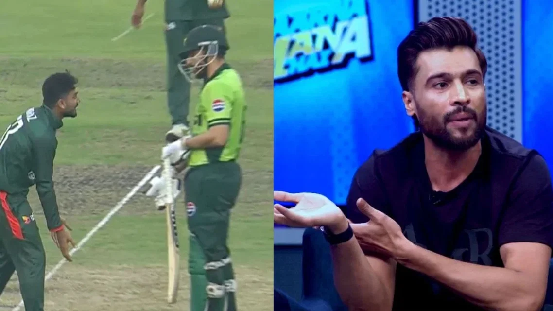 Mohammad Amir speaks on Salman Agha run out [Source: X]